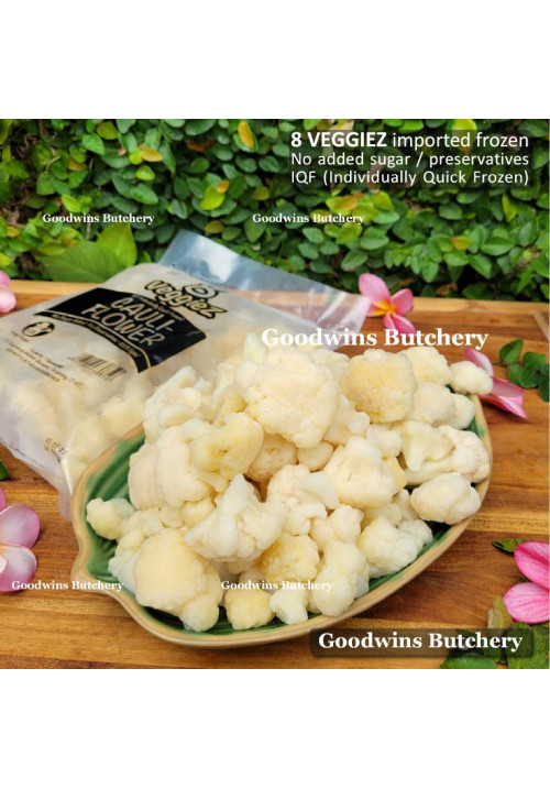 8Veggiez frozen vegetable IQF CAULIFLOWER - KEMBANG KOL 500g 8 Veggiez